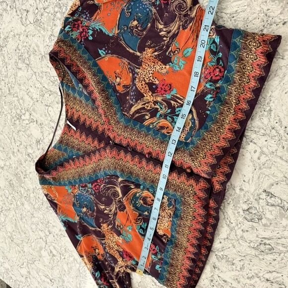 Free people catch me if you can blouse jacket kimono XS Artsy Festival Boho - Picture 8 of 10